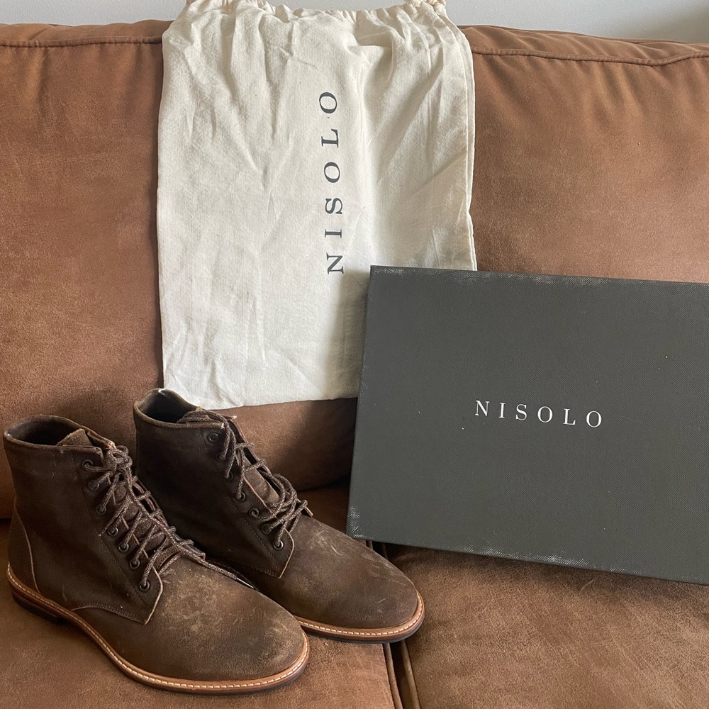 Men’s Nisolo Andres Boot, size 10